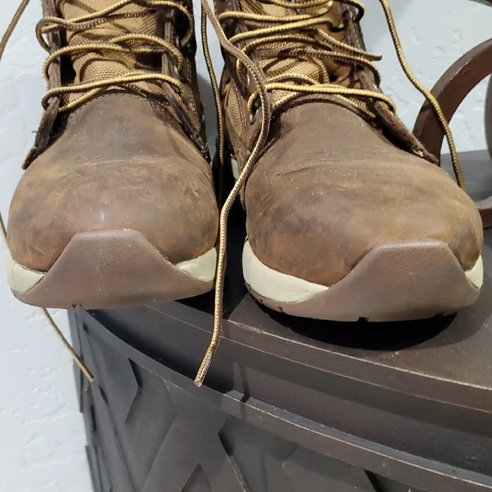 Carhartt Men's Brown and Tan Boots